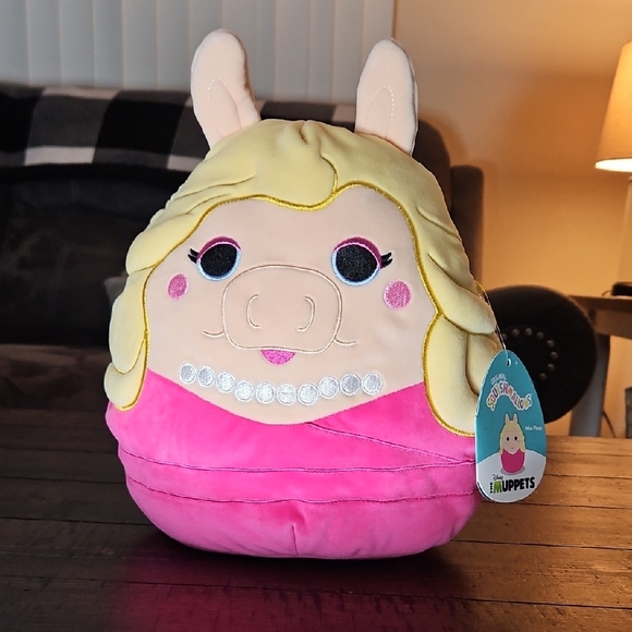 10" Miss Piggy Disney The Muppets Squishmallow 2024 - Picture 1 of 4